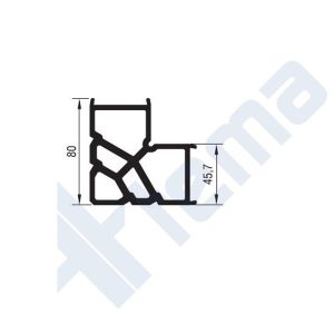 120 L 26 - Köşe Takozu - 17,70Mm - T55-T64