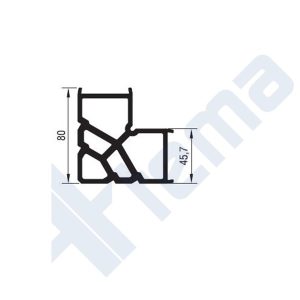 149 L 26 - Köşe Takozu - 50,7Mm