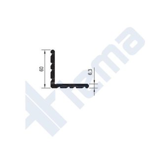 196 L 50 - Köşe Takozu - 47,20Mm - R50-Rt50