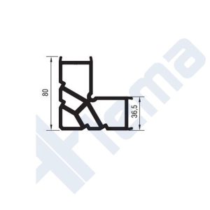 215 L 03 - Köşe Takozu - 56,50Mm - Rw60
