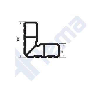 216 L 44 - Köşe Takozu - 51,90Mm - Rw55