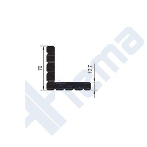 230 L 35 - Köşe Takozu - 51,4Mm - Rd55