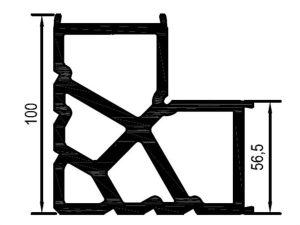 25 J 05 - Köşe Bağlantı Profili - Pres