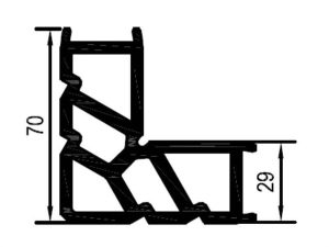 25 L 32 - Köşe Bağlantı Profili - Pres