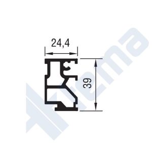 285 J 27 - Köşe Takozu - 23,7Mm