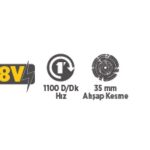 Akülü Budama Testeresi 18V,2Ah Rtrmax X-Lıon