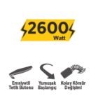 Büyük Taşlama Makinası 180 Mm 2600 W Rtrmax