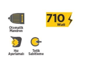 Darbesiz Matkap 10 Mm 710 W Rtrmax