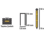 Havalı Zımba Ve Çivi Çakma Tabancası 10-50 / 16-40 Rtrmax