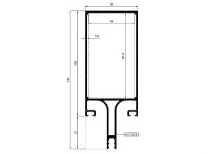 R50 M 18 - 100Lük Düşey Profili