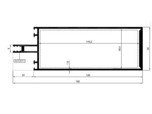 R50 T 06 - 126Lık Yatay Profili