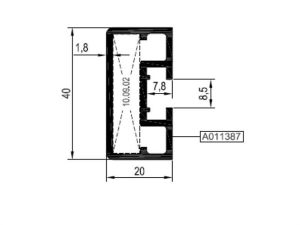 Rd55 V 02 - 40Lık Kanat Profili