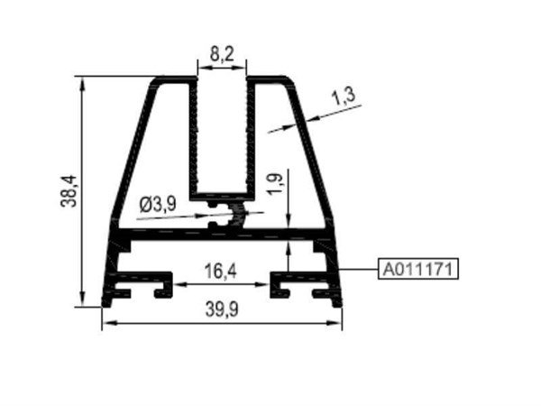 Rfg46 V 01 – 39,9Luk Cam Balkon Kanat Profili