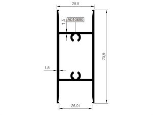 Rs58 M 01 - Ortakayıt Profili - Mat Eloksal