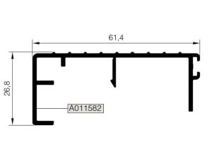 Rst116 A 10 - 61,4Lük Adaptör Profili