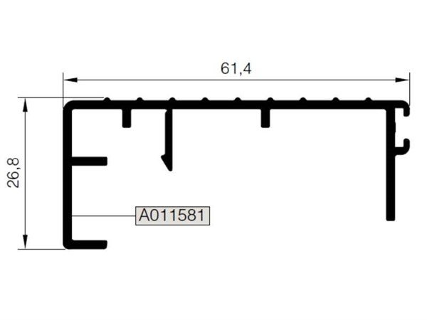 Rst116 A 11 – 61,4Lük Adaptör Profili