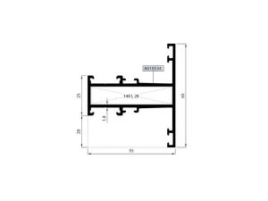 Rw55 M 01 - 65Lik Ortakayıt Profili - Mat Eloksal
