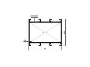 Rw60 F 06 - 49,6Lık Kasa Profili