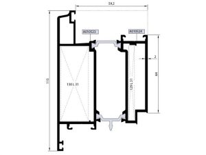 Rwt64 V 06 - 24,0Mm Isı Yalıtımlı 64Lük Kanat Profili
