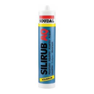 Soudal Sılırub Aq Akvaryum Silikon Kartuş 310Ml - Şeffaf